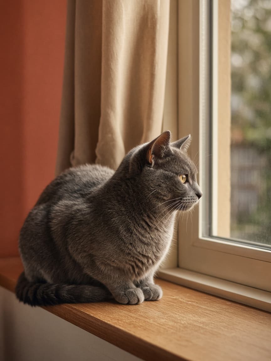 A cat in a sunlit room — Pawisper is for cats as well as dogs